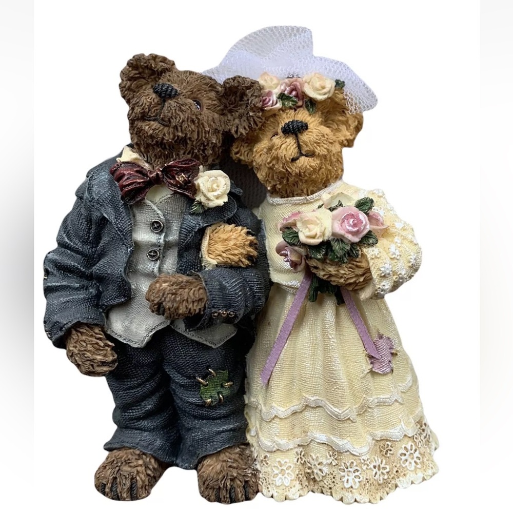 Charming Wedding Bear Figurine boyds bears collections - Picture 3 of 8